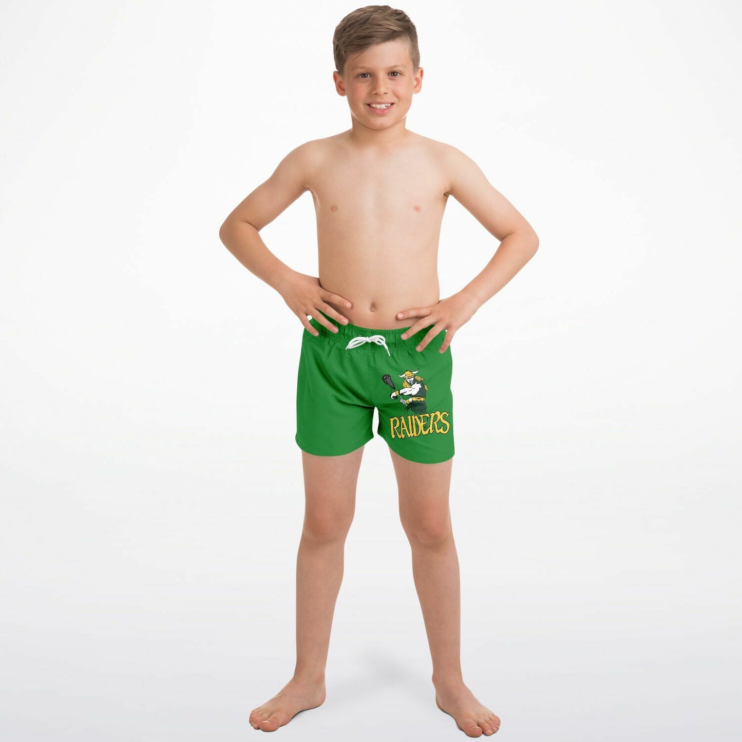 Kids Swim Trunks - Raiders Classic Logo
