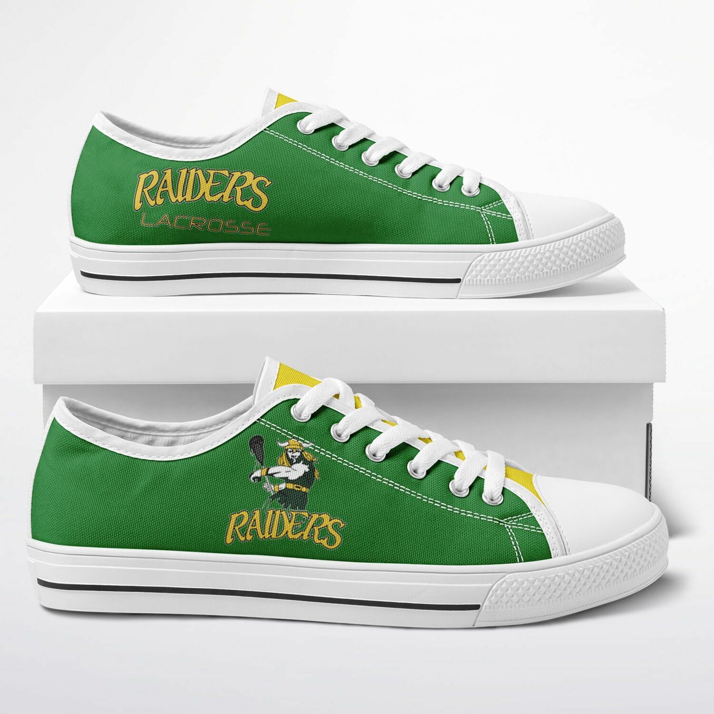 Low Cut Canvas Shoes - Raiders Lacrosse