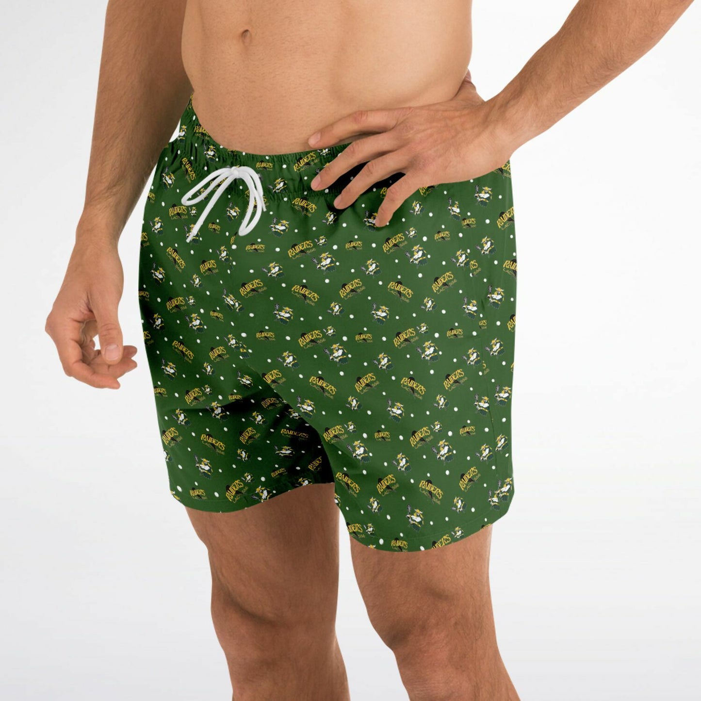 Swim Trunks Men - Raiders Pattern