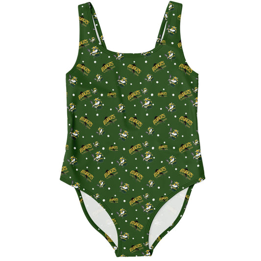 Lady Raiders One-Piece Swimsuit - Raiders Pattern