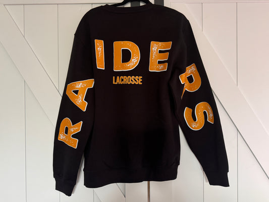 RAIDERS Large Back Design Crewneck Sweatshirt