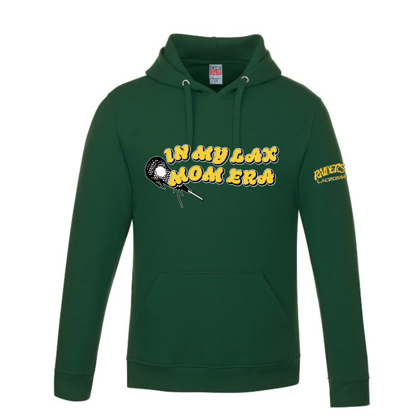 In my LAX Mom Era Raiders Pullover Hooded Sweatshirt
