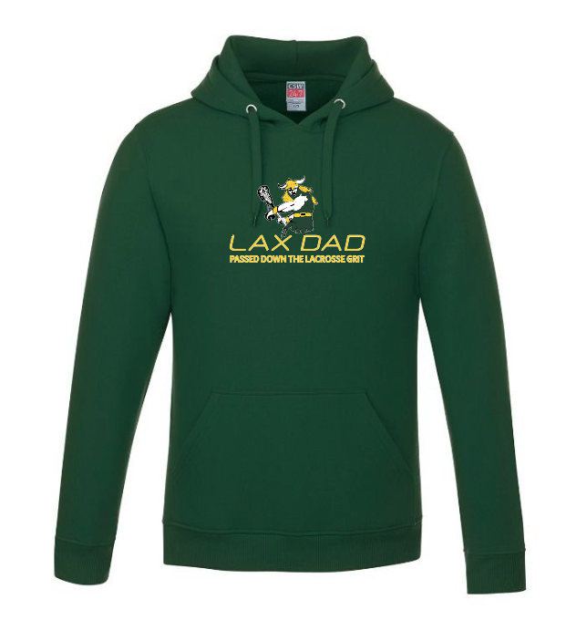 LAX Dad Passed the Grit Pullover Hooded Sweatshirt