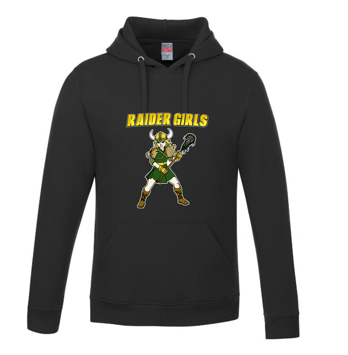 Raider Girls Lacrosse Pullover Hooded Sweatshirt