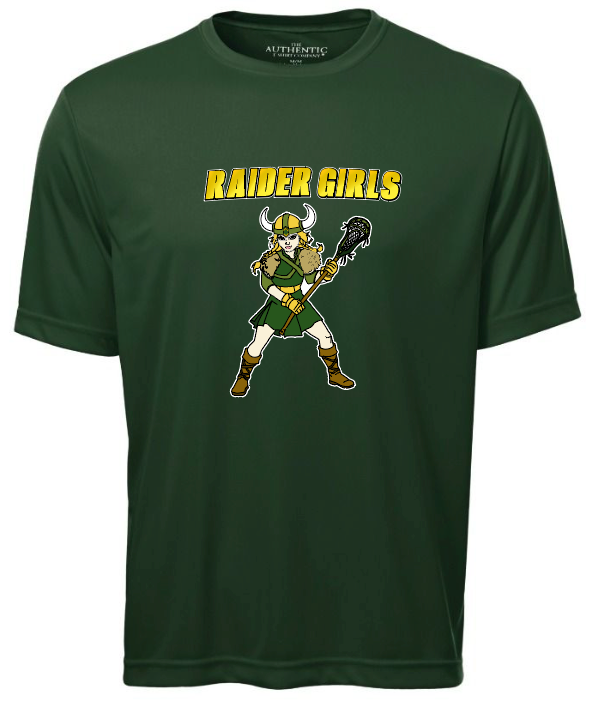 Raider Girls Athletic Crewneck Short Sleeve Shirt