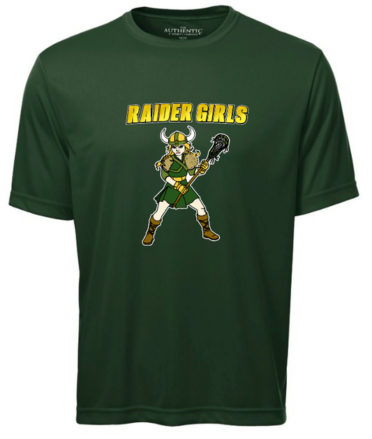 Raider Girls Athletic Crewneck Short Sleeve Shirt