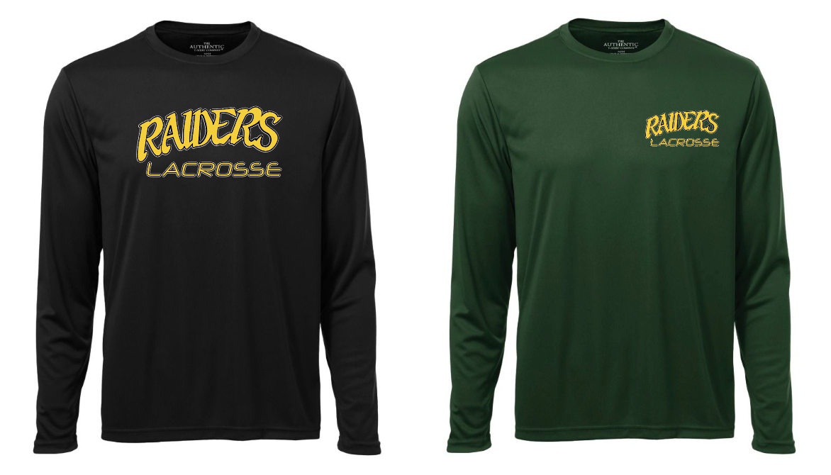 Raiders Long Sleeve Athletic Shirt
