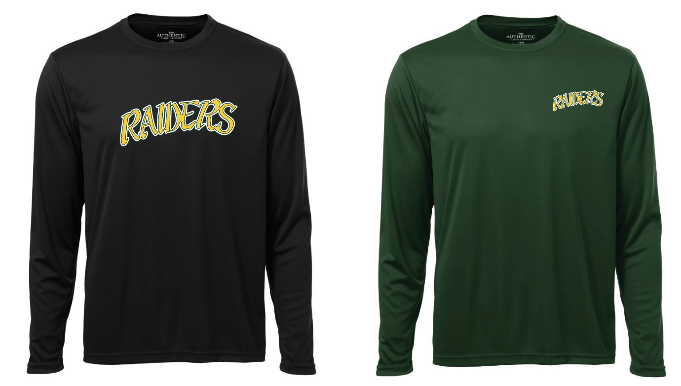 Raiders Long Sleeve Athletic Shirt