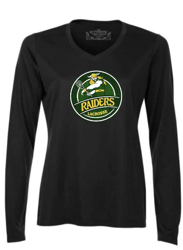 Lady Raiders V-Neck Long Sleeve Athletic Shirt