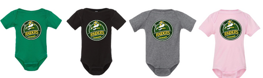 Baby/Toddler Raiders Lacrosse Circle Logo Bodysuit