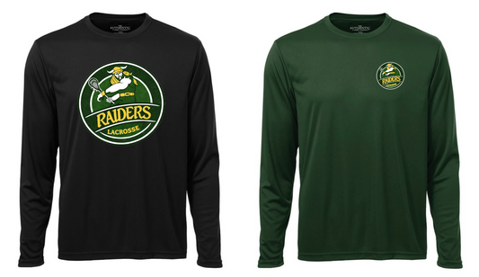 Raiders Long Sleeve Athletic Shirt