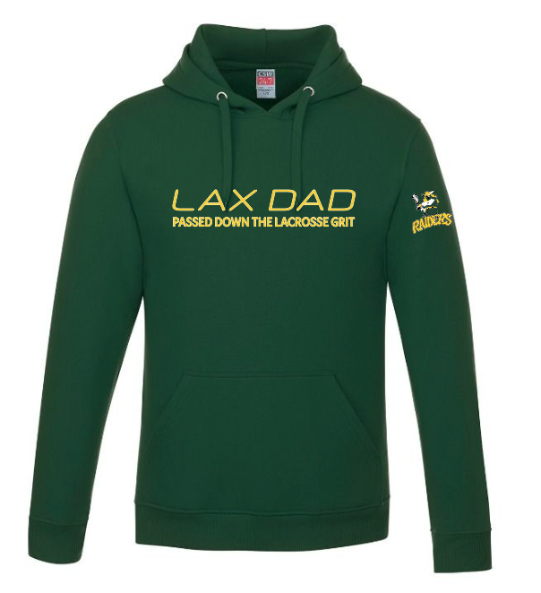 LAX Dad Passed the Grit Pullover Hooded Sweatshirt