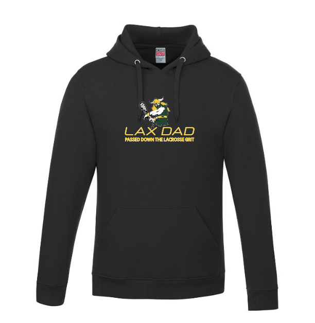 LAX Dad Passed the Grit Pullover Hooded Sweatshirt