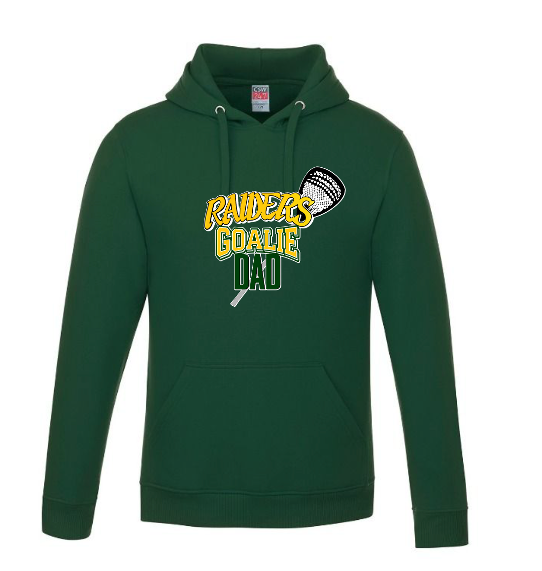 Raiders Goalie Dad Pullover Hooded Sweatshirt