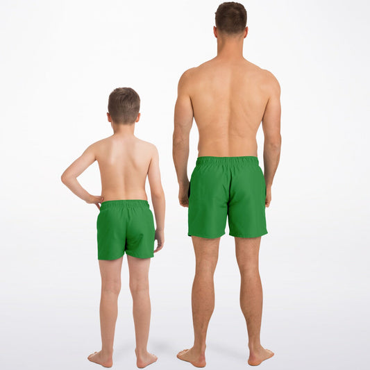 Dad and me Swim Trunks Set - Raiders Lacrosse Circle Logo